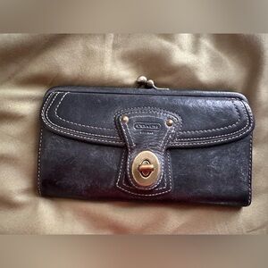Black Coach wallet